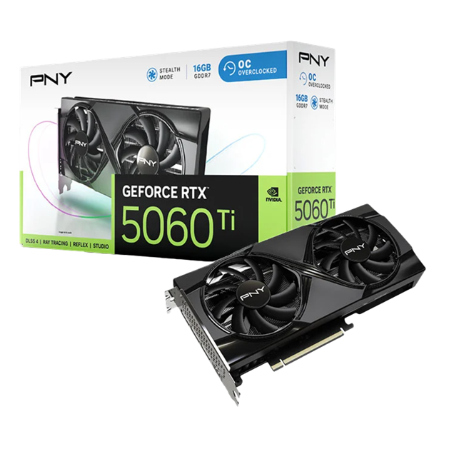 PNY GeForce RTX 5060 Ti OC 8GB GDDR7 Graphics Card